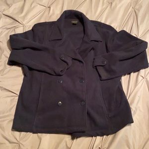 Lavon XL vintage fleece jacket navy comfy